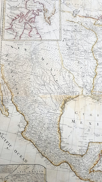 1794 Thomas Pownall & Kitchin Large Post Revolutionary War Map of North America