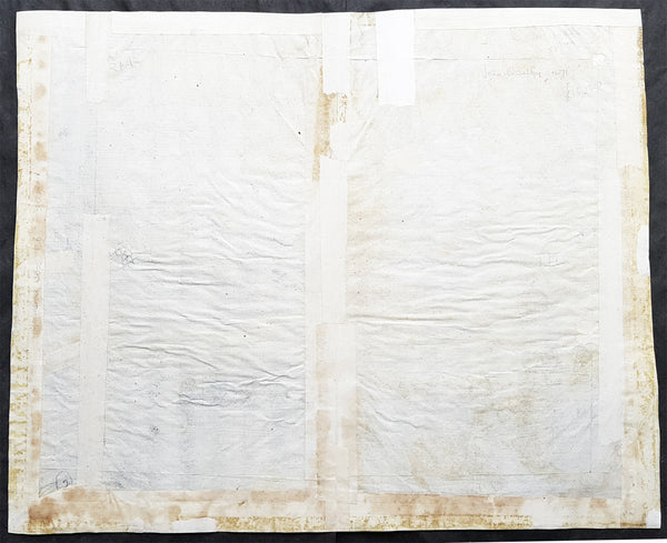 1671 John Ogilby 1st Antique English map of The Island of Jamaica, Caribbean