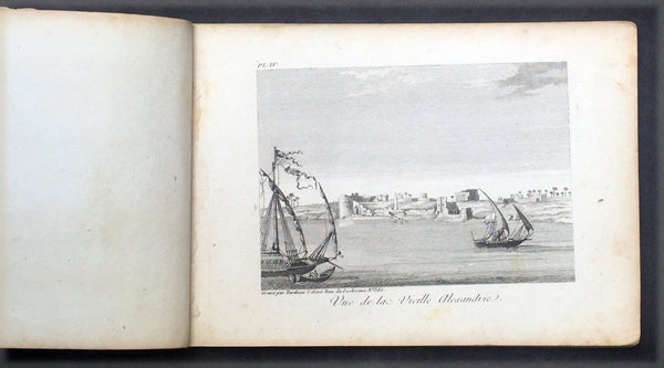1817 Capt. Frederick L Norden Antique Atlas of Egypt & Nubia - 1 Map & 22 Prints