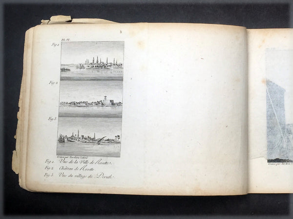 1817 Capt. Frederick L Norden Antique Atlas of Egypt & Nubia - 1 Map & 22 Prints