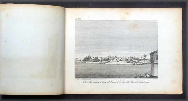 1817 Capt. Frederick L Norden Antique Atlas of Egypt & Nubia - 1 Map & 22 Prints