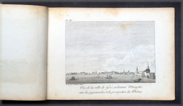 1817 Capt. Frederick L Norden Antique Atlas of Egypt & Nubia - 1 Map & 22 Prints