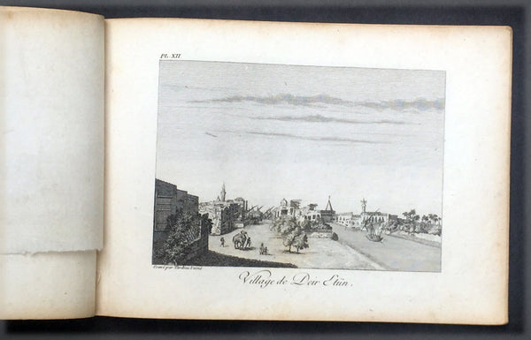 1817 Capt. Frederick L Norden Antique Atlas of Egypt & Nubia - 1 Map & 22 Prints