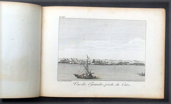 1817 Capt. Frederick L Norden Antique Atlas of Egypt & Nubia - 1 Map & 22 Prints
