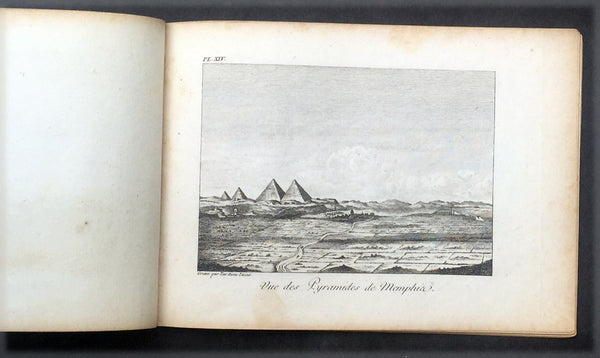 1817 Capt. Frederick L Norden Antique Atlas of Egypt & Nubia - 1 Map & 22 Prints
