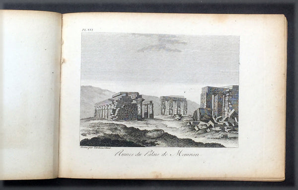 1817 Capt. Frederick L Norden Antique Atlas of Egypt & Nubia - 1 Map & 22 Prints