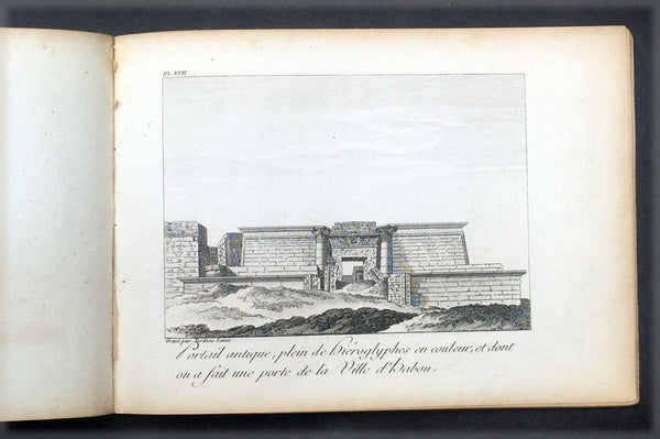 1817 Capt. Frederick L Norden Antique Atlas of Egypt & Nubia - 1 Map & 22 Prints