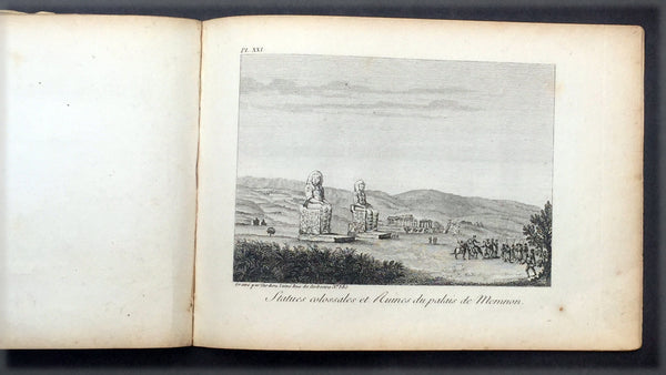 1817 Capt. Frederick L Norden Antique Atlas of Egypt & Nubia - 1 Map & 22 Prints