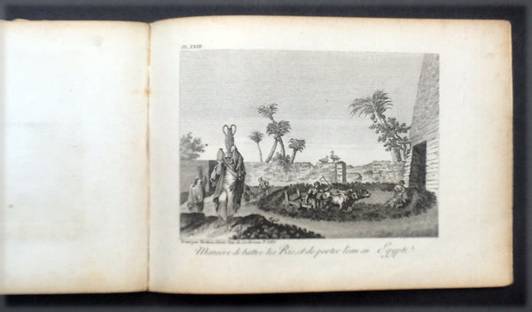 1817 Capt. Frederick L Norden Antique Atlas of Egypt & Nubia - 1 Map & 22 Prints