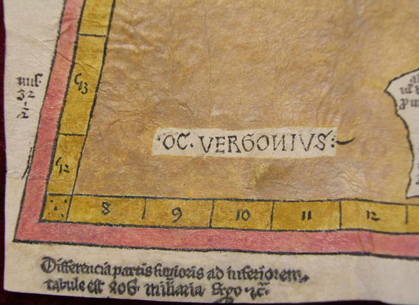 1486 Claude Ptolemy, Holle & Reger Antique Renaissance Map of Great Britain & Ireland - Rare