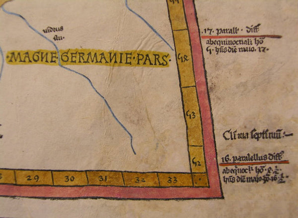 1486 Claude Ptolemy, Holle & Reger Antique Renaissance Map of Great Britain & Ireland - Rare
