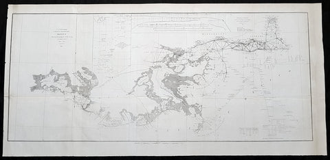 Map of a part of Louisiana and Mississippi, illustrating the operations of  the U.S. Forces in the Department of the Gulf / compiled at the U.S. Coast  Survey Office, A.D. Bache, Supt.