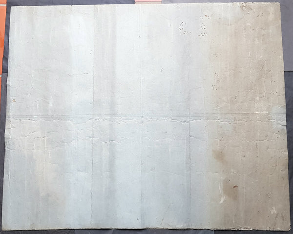 1794 Laurie & Whittle Large Very Rare Blueback Map, Sea Chart of The Baltic Sea