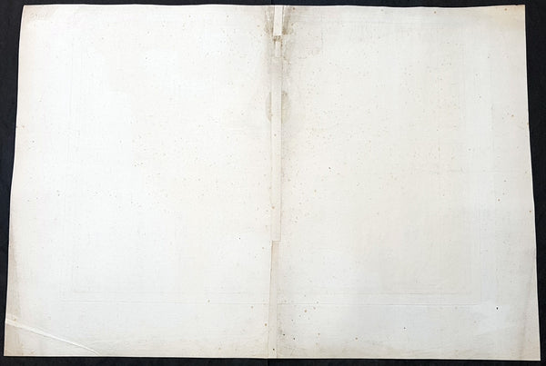 1744 Nicolas Bellin Large Important Antique Map of North America, Charlevoix