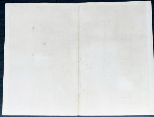 1722 Guillaume Delisle Large Antique Map of America, True Rare 1st Edition