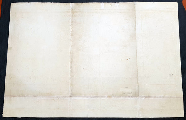 1796 Barrow Large Antique Map Sea Chart Lord Macartneys Voyage England to China